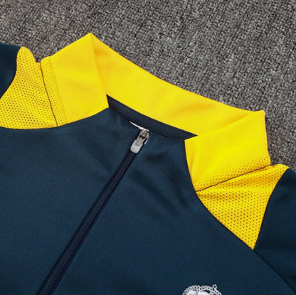 Real Madrid Dark Blue and Yellow Chándal