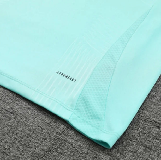 Real Madrid Dark Blue and Mint Chándal
