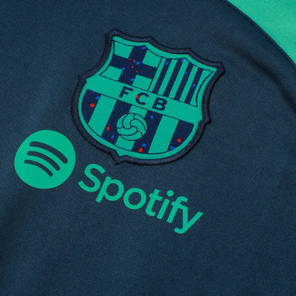 Barcelona Teal Green and Dark Blue Chándal