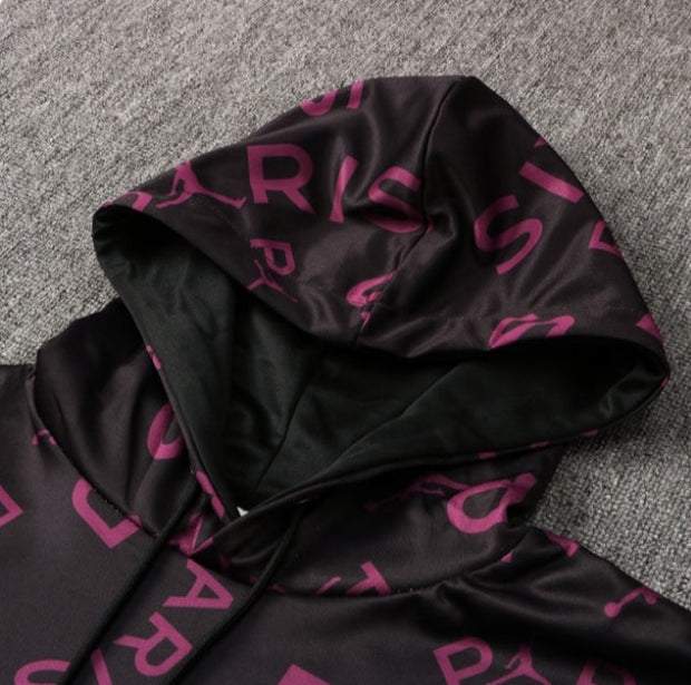 PSG Paris Saint Germain Black and Purple X Gold Chándal
