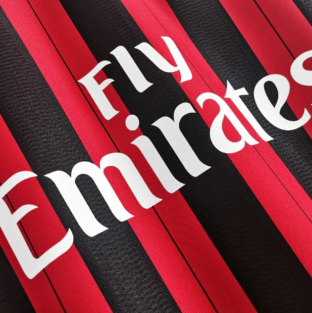 AC Milan Retro 2013-2014 Manga Larga Local Kit