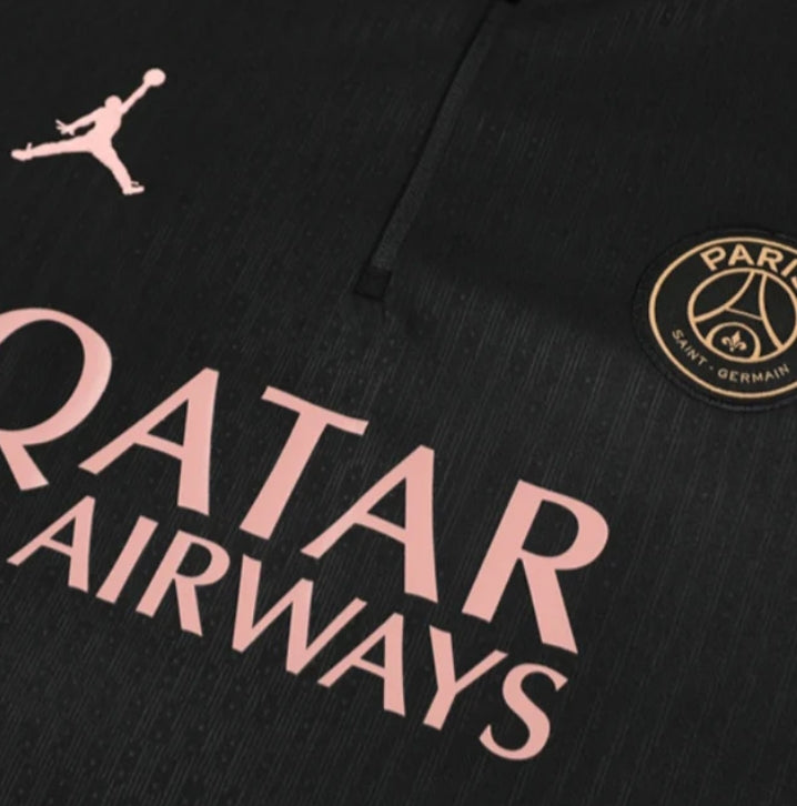 PSG Paris Saint Germain Black and Pink Chándal