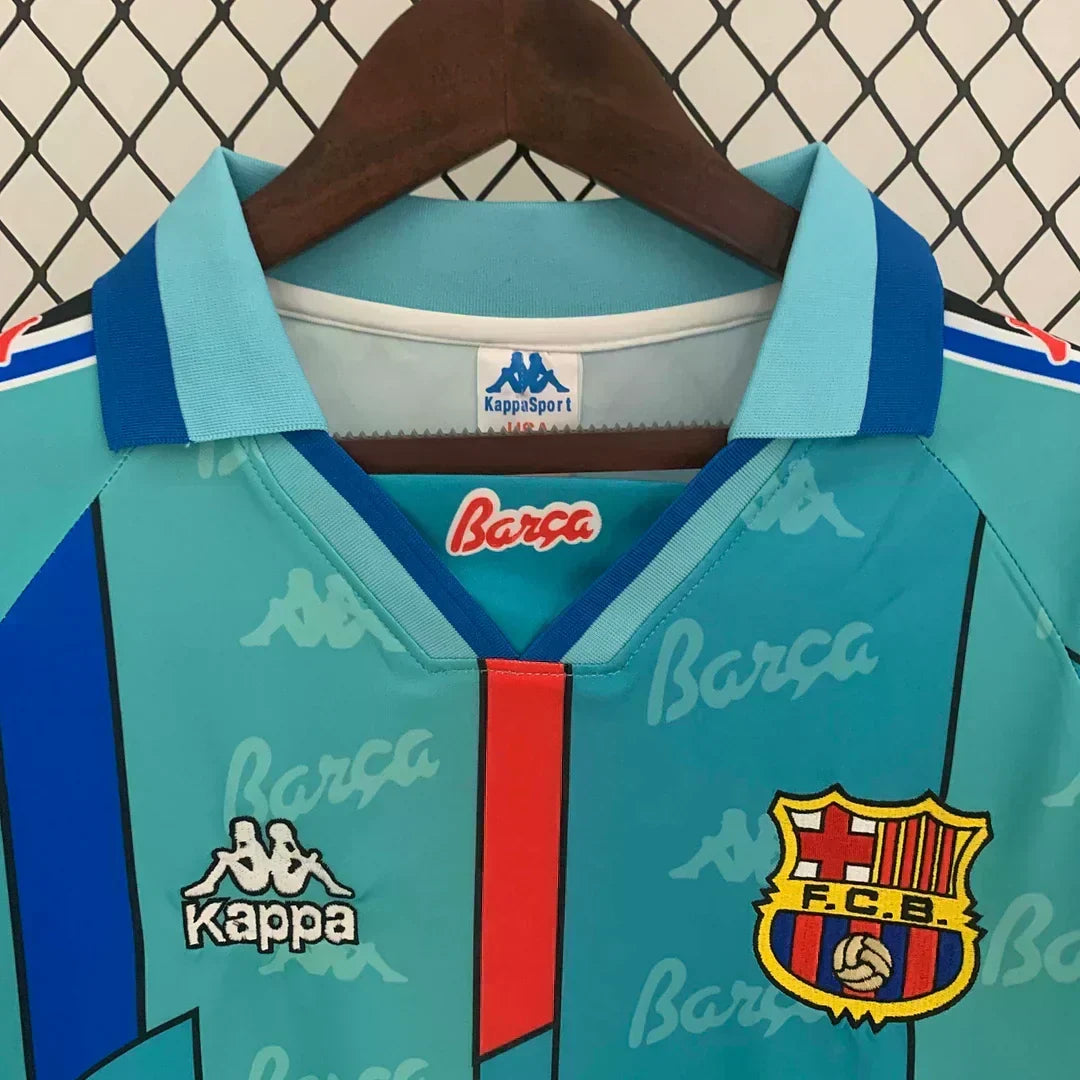 1995-1997 Retro Barcelona Visitante Manga Larga
