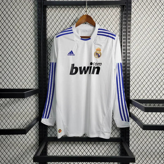 2010/2011 Retro Real Madrid Local Manga Larga