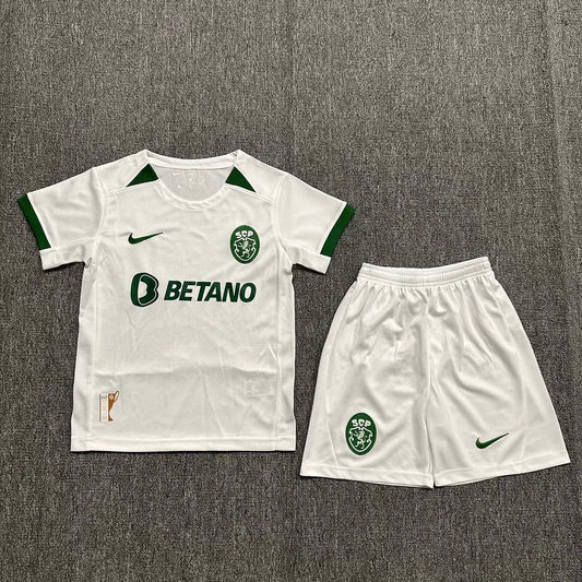 2024-2025 Sporting Lisbon Visitante Kit Talla Niño