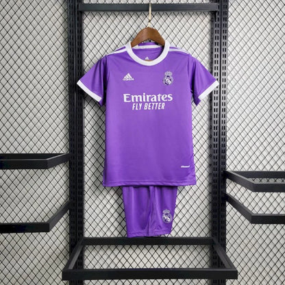 2016/2017 Retro Real Madrid Visitante Kit Talla Niño