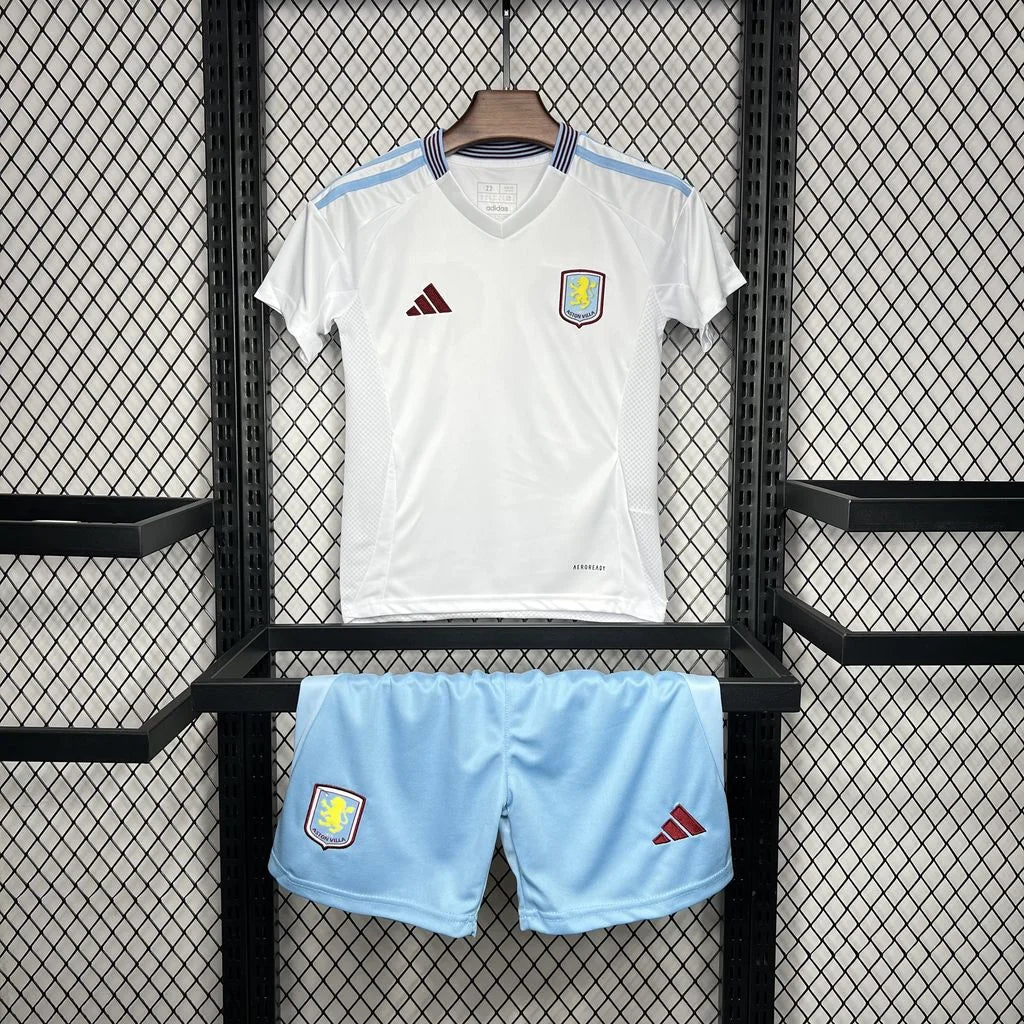 2024-2025 Aston Villa Visitante Kit Talla Niño