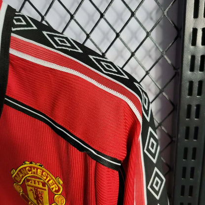 1998/1999 Retro Manchester United Local Manga Larga
