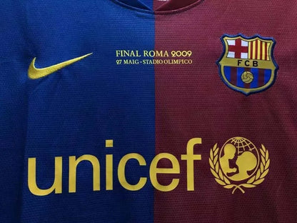 2008-2009 Retro Barcelona Local Champions League Long sleeve