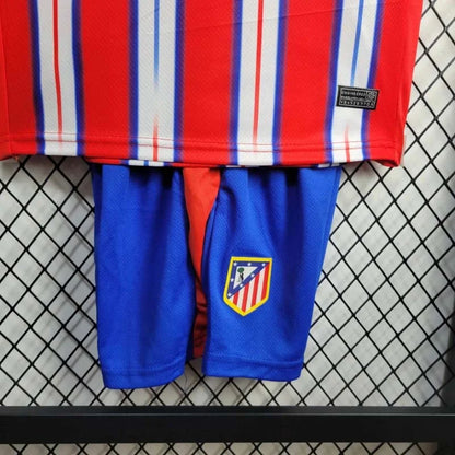 2024-2025 Atletico Madrid Local Kit Talla Niño