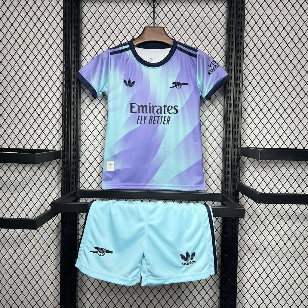 2024/2025 Arsenal Alternativa Visitante Kit Talla Niño