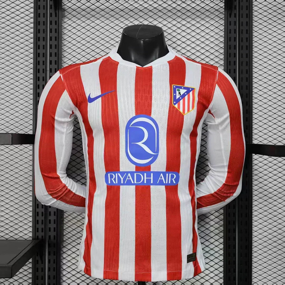 2025/2026 Atletico Madrid Local Manga Larga