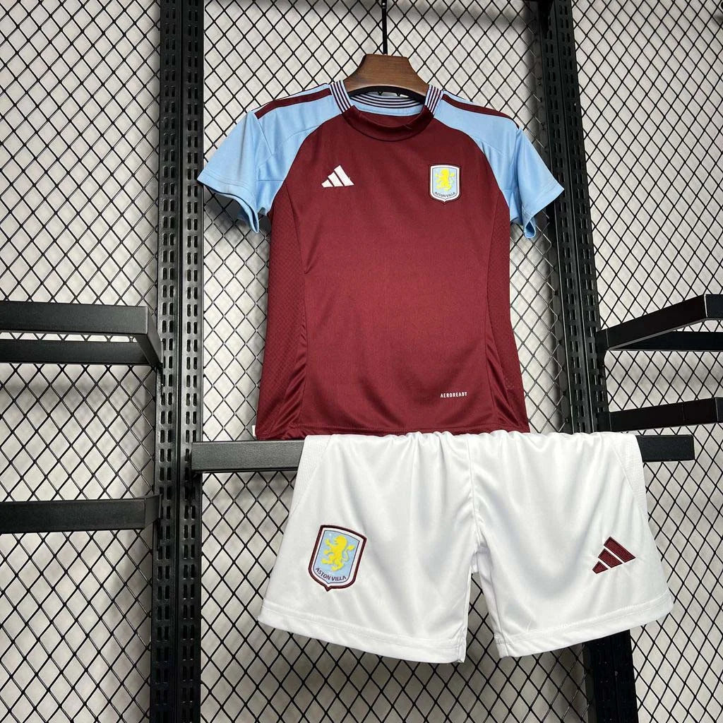 2024-2025 Aston Villa Local Kit Talla Niño