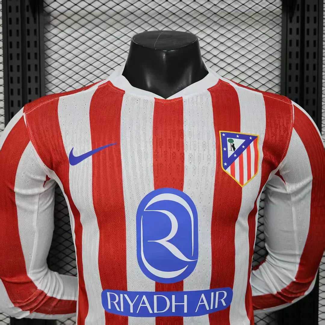 2025/2026 Atletico Madrid Local Manga Larga