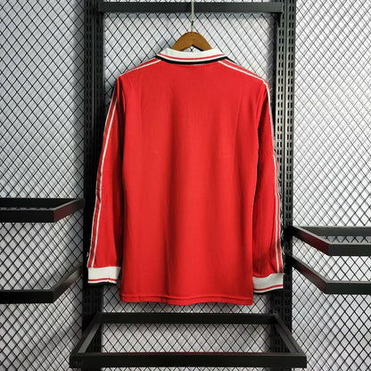 1998/1999 Retro Manchester United Local Manga Larga