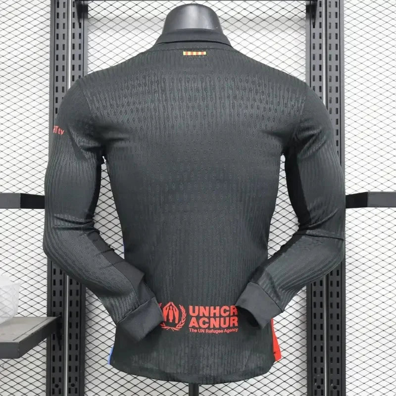Barcelona 2024/2025 Visitante Kit Manga Larga