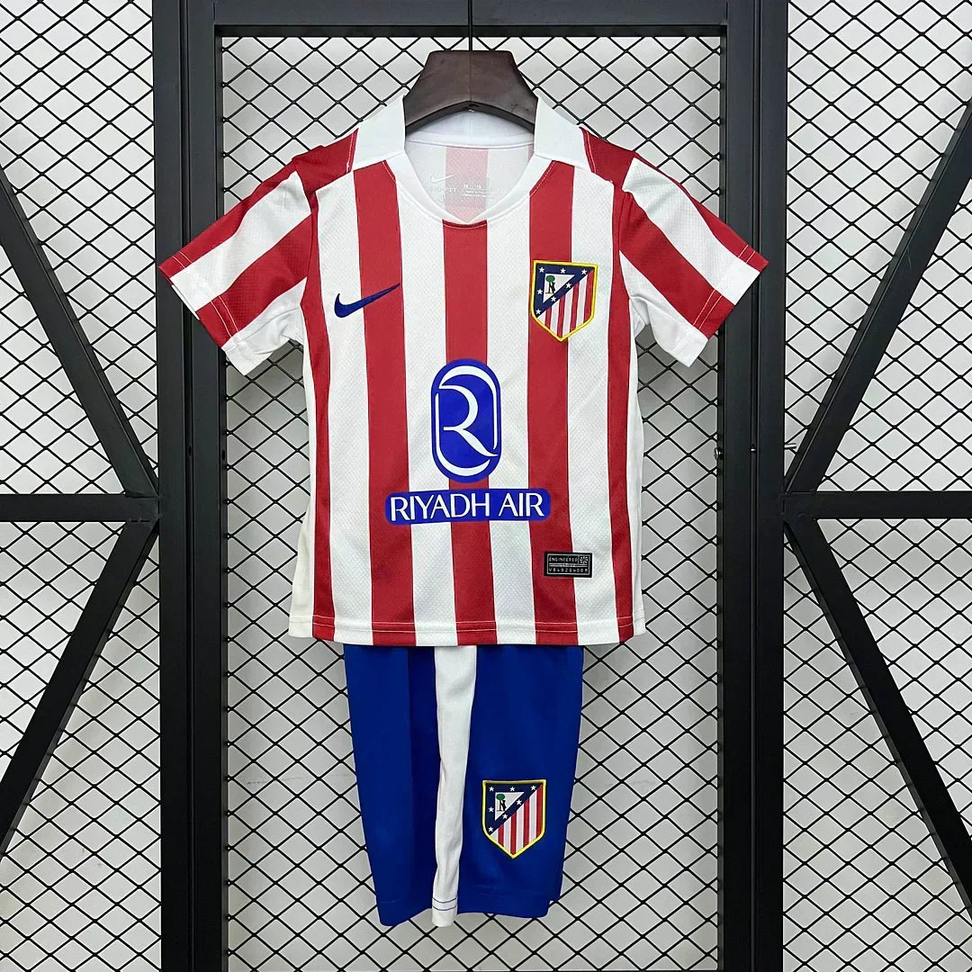 2025/2026 Atletico Madrid Local Kit Talla Niño