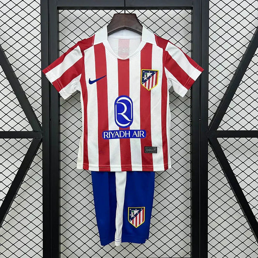 2025/2026 Atletico Madrid Local Kit Talla Niño