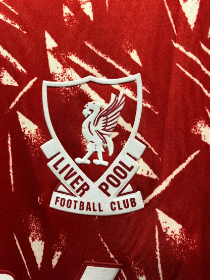 1989-1991 Retro Liverpool Local Manga Larga