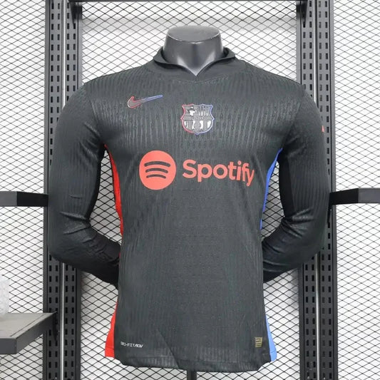 Barcelona 2024/2025 Visitante Kit Manga Larga