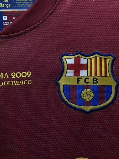2008-2009 Retro Barcelona Local Champions League Long sleeve