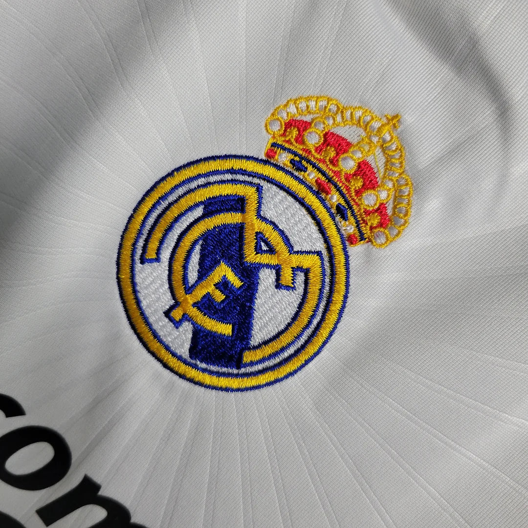 2010/2011 Retro Real Madrid Local Manga Larga