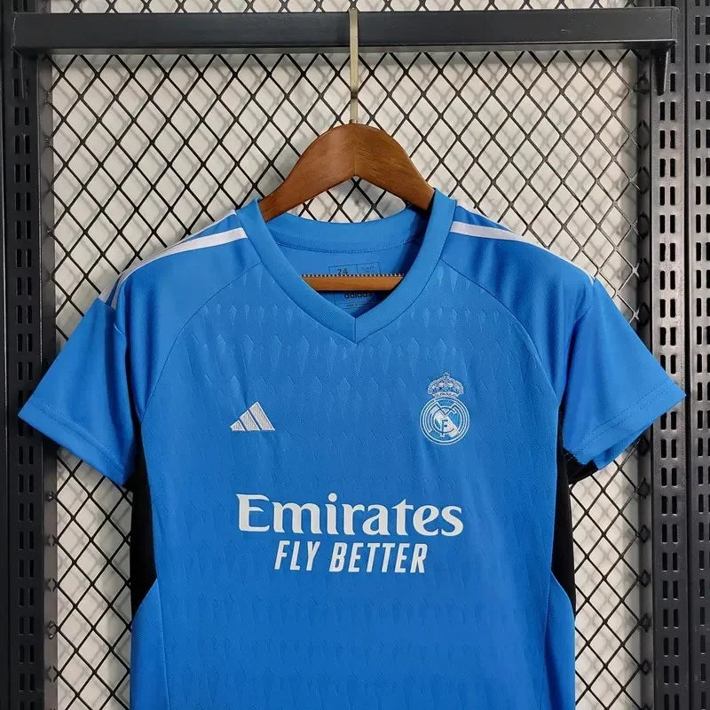 2023/2024 Real Madrid Blue Goalkeeper Kit