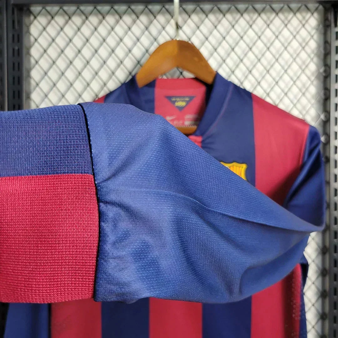 2014-2015 Retro Barcelona Local Long sleeve