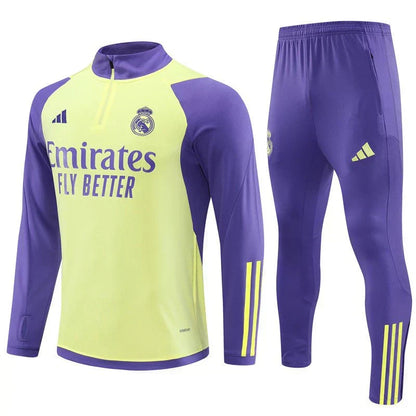 Real Madrid Yellow and Purple Chándal