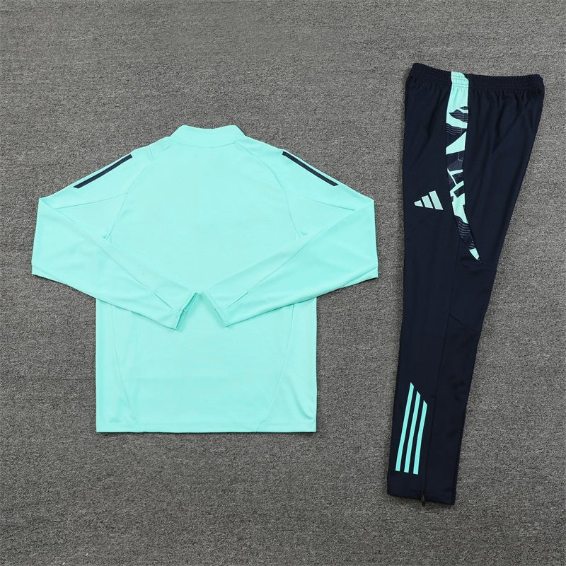 Real Madrid Mint Green and Black Chándal